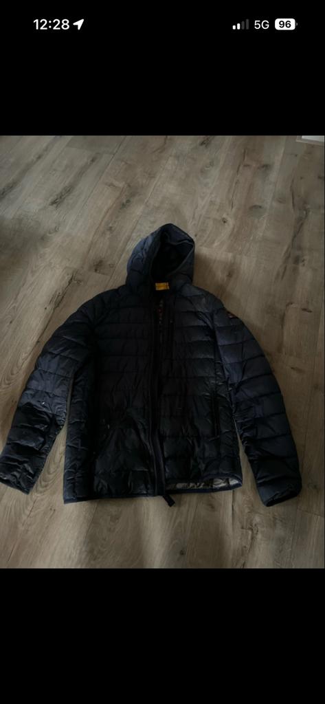 Parajumper Jas Maat S - Gedragen, Ophalen of Verzenden, Gedragen, Maat 46 (S) of kleiner, Blauw