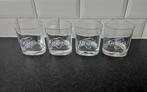 GRANTS whisky glazen, 4 stuks (witte logo), Ophalen of Verzenden, Zo goed als nieuw, Borrel- of Shotglas