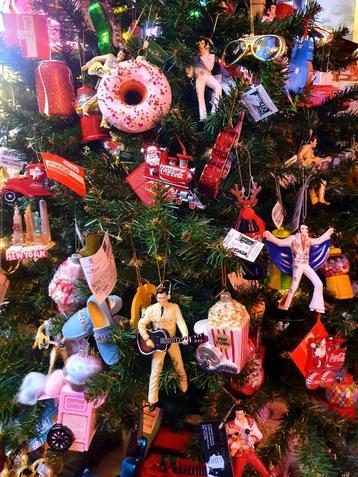 Retro Elvis en Kerst Decoratie 1950s Rock & Roll Fifties beschikbaar voor biedingen