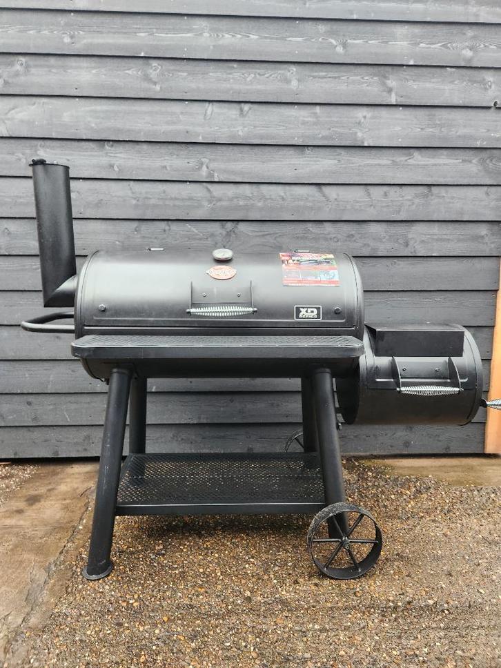Char-Griller XD Series Grand Champ Offset smoker, Tuin en Terras, Houtskoolbarbecues, Nieuw, Met accessoires, Ophalen of Verzenden