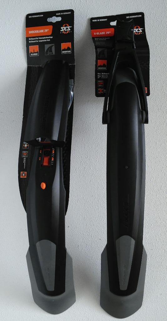 SKS X-Blade + Shockblade spatborden *nieuwstaat*, Fietsen en Brommers, Fietsen | Mountainbikes en ATB, Nieuw, Overige merken, Ophalen of Verzenden