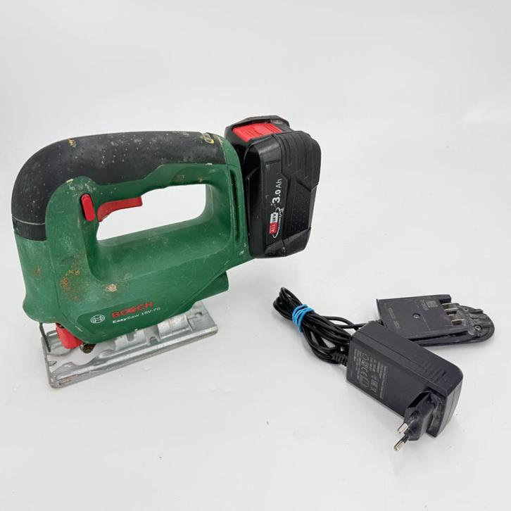 Bosch EasySaw 18V-70 Decoupeerzaag op Accu, Doe-het-zelf en Verbouw, Gereedschap | Zaagmachines, Zo goed als nieuw