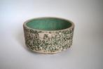 Chamotte berkenbast bloempot pot vintage keramiek aardewerk, Gebruikt, Rond, Binnen, Ophalen of Verzenden