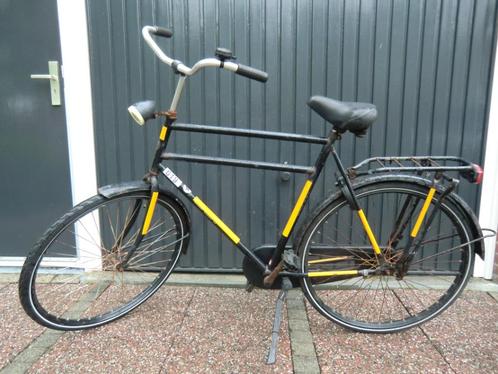 Ex-werkfiets met framemaat 65 cm, licht en terugtraprem, Fietsen en Brommers, Fietsen | Oldtimers, 59 cm of meer, Jaren '60 of nieuwer