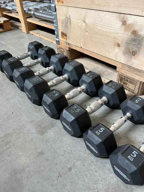 Technogym Dumbbell set 5/ 7,5/ 10/ 12,5 KG, Sport en Fitness, Fitnessmaterialen, Gebruikt, Dumbbell, Ophalen of Verzenden
