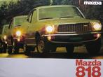 Brochure Mazda 818 uit 1975, Boeken, Auto's | Folders en Tijdschriften, Mazda, Ophalen of Verzenden, Zo goed als nieuw