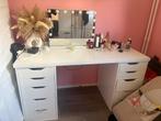Make-up Tafel (blad + 2 kastjes), Ophalen, Gebruikt, Bureau