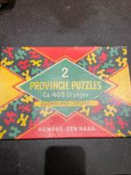 Vintage provinciepuzzel, Zuid -Holland en Zeeland, Ophalen of Verzenden, Minder dan 500 stukjes, Gebruikt, Legpuzzel