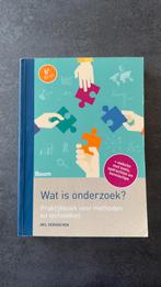 Boek - Wat is onderzoek? Nel verhoeven, Ophalen of Verzenden, Zo goed als nieuw, Economie en Marketing