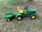 Traptrekker John Deere, Kinderen en Baby's, Speelgoed | Buiten | Skelters, Ophalen, Gebruikt, Overige merken, Met kar of aanhanger
