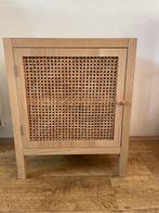 Houten kastje met rotan deur - webbing Xenos, Ophalen, Gebruikt