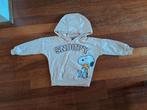 Zandkleurige snoopy trui met capuchon maat 98/107, Ophalen, Gebruikt, Trui of Vest