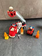 Duplo brandweerauto 5682 en brandweer commandant 5603, Kinderen en Baby's, Speelgoed | Duplo en Lego, Ophalen, Gebruikt, Duplo