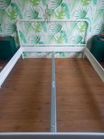 Ikea Nesttun bedframe 160 x 200, Ophalen, Wit, Tweepersoons, Zo goed als nieuw