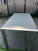 Aluminium tuintafel met Trespa blad - 160x90, Tuin en Terras, Ophalen, Gebruikt, Rechthoekig, Aluminium