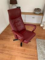 relaxfauteuil, Huis en Inrichting, Fauteuils, Gebruikt, Minder dan 75 cm, Leer, Ophalen of Verzenden