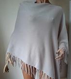 Poncho cashmere grijs one size, Ophalen of Verzenden, Nieuw, Grijs