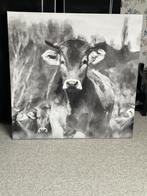 Zwart Wit Canvas 90x90 Groningen, Huis en Inrichting, Ophalen, 75 tot 100 cm, 75 cm of meer, Print