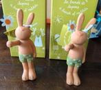 2 nieuwe beeldjes van räder Hugo hase haas beeldje, Ophalen of Verzenden, Nieuw, Dier