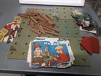 ANTIEK MOBACO MODELBOUW SPEELGOED met 4 GRONDPLATEN & BOEKJE, Antiek en Kunst, Ophalen of Verzenden