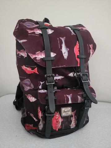 Herschel Rugzak - Vissen Design - Laptopvak beschikbaar voor biedingen