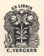 1697 Ex Libris Nederland : Thijs Mauve, 1953, Antiek en Kunst, Verzenden