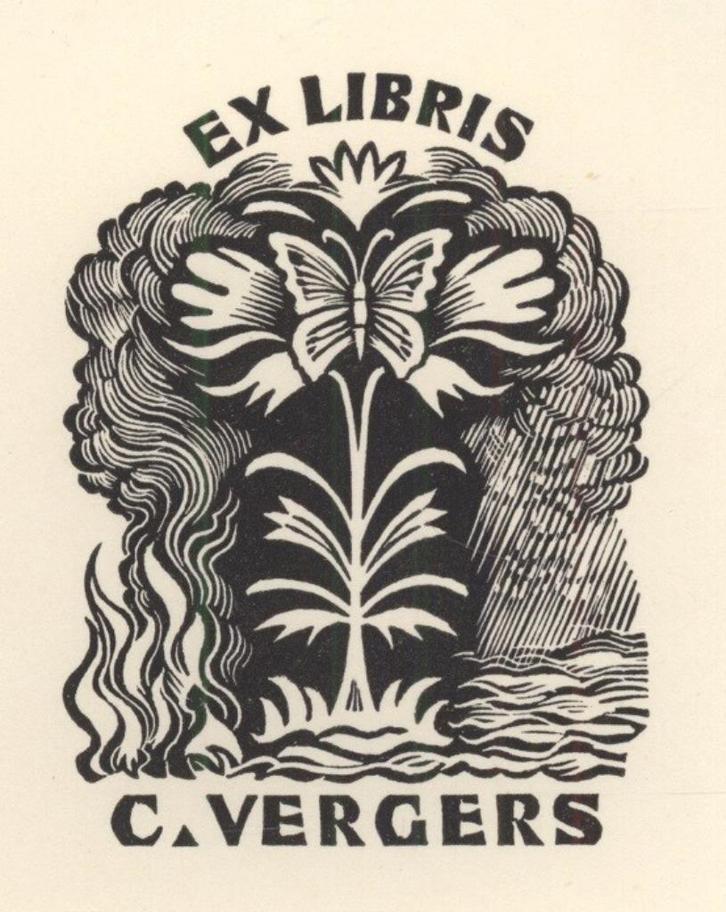 1697 Ex Libris Nederland : Thijs Mauve, 1953, Antiek en Kunst, Kunst | Etsen en Gravures, Verzenden