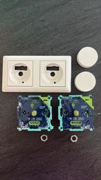 Dubbele dimmer wandcontactdoos Gira, Ophalen of Verzenden, Zo goed als nieuw, Stopcontact