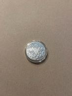 Verzilverde  herdenkingsmunt, Postzegels en Munten, Munten | België, Ophalen of Verzenden, Zilver, Losse munt