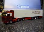 WSI Scania 143 G. Campbell met certificaat, Hobby en Vrije tijd, Modelauto's | 1:50, Verzenden, Nieuw, Bus of Vrachtwagen, Wsi