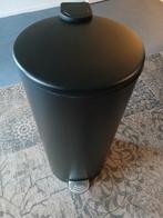 Mat zwarte pedaalemmer, Ophalen, Zo goed als nieuw, Minder dan 50 cm