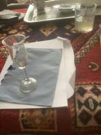 Zes borrelglaasjes met UBV 1981 opschrift, Ophalen of Verzenden, Gebruikt