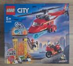 LEGO - 60281 - Lego City Fire Rescue Helicopter, Ophalen of Verzenden, Nieuw, Complete set, Lego