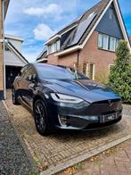 Tesla Model X 75D uit 12-2018 -Midnight silver -Full options, Auto's, Tesla, Automaat, Model X, Zwart, Leder en Stof