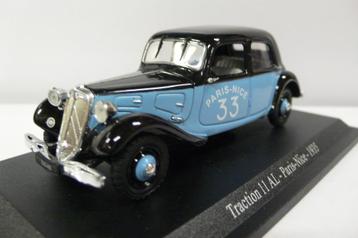 citroen 11 al-parijs-nice 1935 - altaya  1/43 beschikbaar voor biedingen