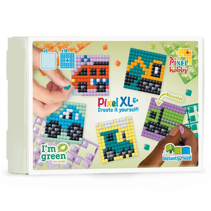 Pixelhobby Create it yourself XL thema box voertuigen 27906, Hobby en Vrije tijd, Knutselen, Nieuw, Materiaal, Ophalen of Verzenden