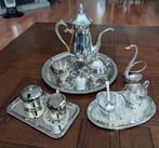 Koffie- en Theeservies, Antiek en Kunst, Antiek | Goud en Zilver, Ophalen, Zilver