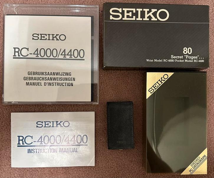 Seiko RC-4400 Pocket Terminal - Vintage Collectie uit 1985, Computers en Software, Vintage Computers, Ophalen of Verzenden