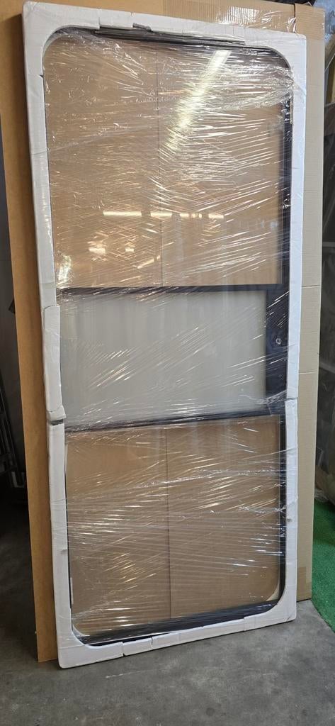Skantrae Slimseries Aluminium Deur SSA8103 Blank en matglas, Ophalen of Verzenden, Glas, Binnendeur, 200 tot 215 cm