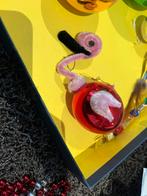 Oude byzondere kersrbal flamingo, Diversen, Kerst, Ophalen of Verzenden, Zo goed als nieuw