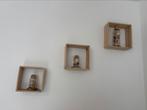 Set van 3 Wandplanken Groot, Middel & Klein  Muurdecoratie, Ophalen, Zo goed als nieuw