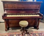 piano, ca. 1900 met kruk, Ophalen, Gebruikt, Bruin, Piano