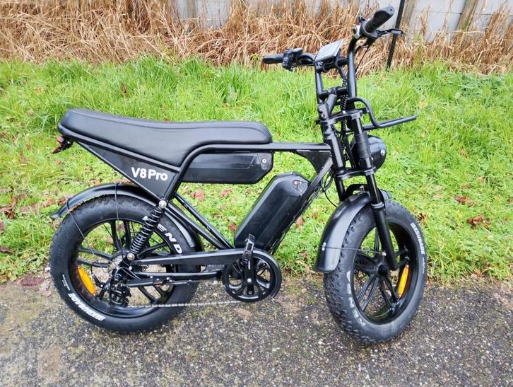 OUXI V8 PRO 6.0 | Dubbel Accu  dubbele achtervering, Fietsen en Brommers, Elektrische fietsen, Zo goed als nieuw, Overige merken