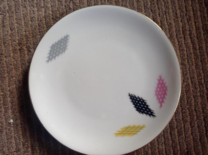 Vintage Bavaria Gebaksstel - Zo Goed Als Nieuw!, Huis en Inrichting, Keuken | Servies, Zo goed als nieuw, Bord(en), Overige stijlen