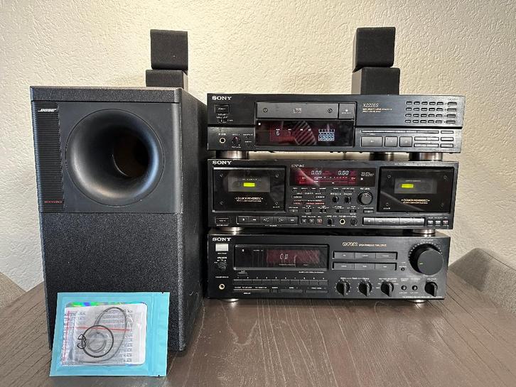 Sony TC-WR870, X222ES, GX70ES, Bose Acoustimass 5 Series II, Audio, Tv en Foto, Stereo-sets, Gebruikt, Cassettedeck, Cd-speler