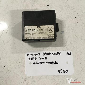 Mercedes C203 Coupe 2.0 benzine 2001 Alarm module 203 820 27 beschikbaar voor biedingen