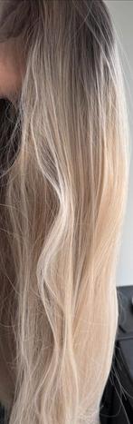 Remy Human Hair Haarwerk - 65cm, Ophalen of Verzenden, Zo goed als nieuw, Pruik of Haarverlenging