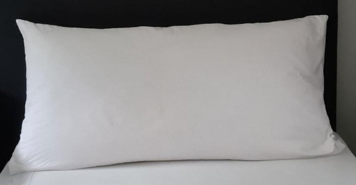 Percal kussensloopset 100% Egyptisch katoen, 60x90 cm, nieuw, Huis en Inrichting, Slaapkamer | Beddengoed, Nieuw, Hoeslaken of Sloop