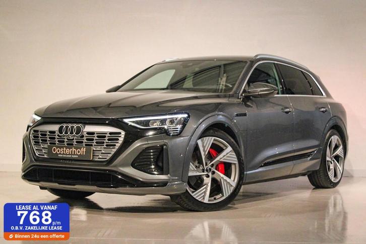 Audi Q8 e-tron 55 quattro S Edition 115 kWh S-LINE | LED M, Auto's, Audi, Bedrijf, Te koop, Q8 e-tron, 360° camera, 4x4, ABS, Achteruitrijcamera