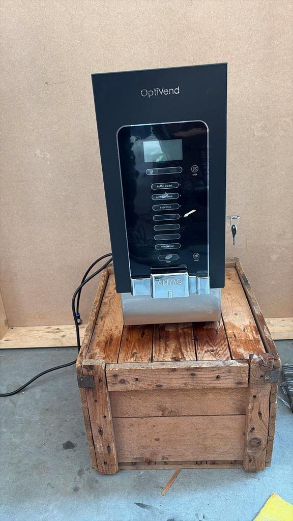 Animo OptiVend Koffiemachine - Horeca, Witgoed en Apparatuur, Koffiezetapparaten, Gebruikt, Ophalen of Verzenden